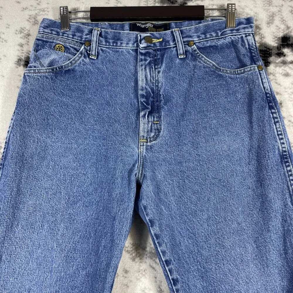 Wranger George Strait Jeans Mens Size‎ 34x31 Cowboy Cut Original Fit Rodeo